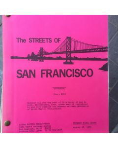 Streets Of San Francisco "Superstar" Original Script