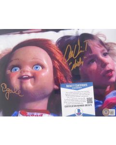 Ed Gale & Alex Vincent CHUCKY 8X10 w/Beckett COA #3