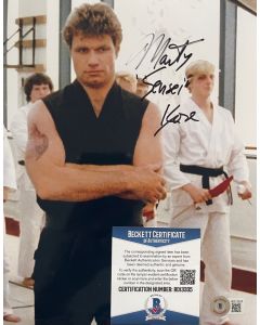 Martin Kove Karate Kid 8X10 photo w/Beckett COA
