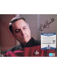 Bob Gunton Star Trek 8X10 w/Beckett COA