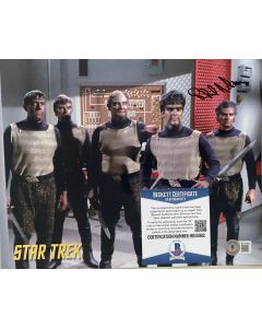 Phil Adams Star Trek signed 8x10 w/ Beckett COA