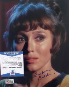 Barbara Baldavin Star Trek 8X10 w/Beckett COA