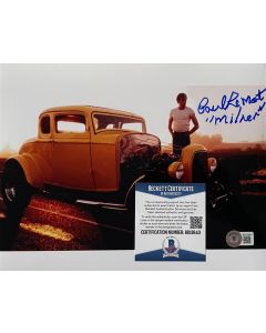 Paul Le Mat American Graffiti 8x10 w/ Beckett COA
