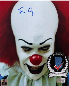 Tim Curry IT w/ COA BECKETT 8X10 #211