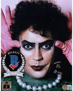 Tim Curry THE ROCKY HORROR PICTURE SHOW w/ COA BECKETT 8X10 #201