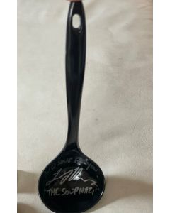 Larry Thomas SEINFELD SOUP NAZI, BLACK SOUP LADLE in person Autograph #28
