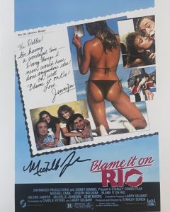 Michelle Johnson BLAME IT ON RIO 8X10 Singed in person #33