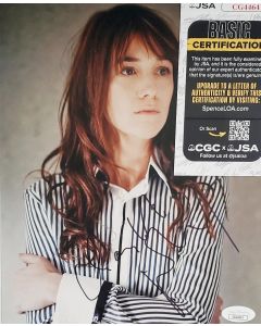 Isabelle Huppert GRETA, THE PIANO TEACHER signed 8x10 w/ JSA COA # G01
