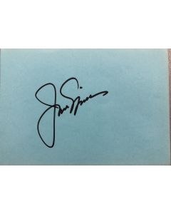 Jack Nicklaus golfer signed album page/card