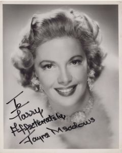 Jayne Meadows TO TELL THE TRUTH (TO LARRY) signed 8x10 #1