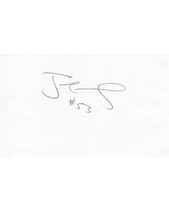 Jeff Ulbrich SF 49ers signed album page/card