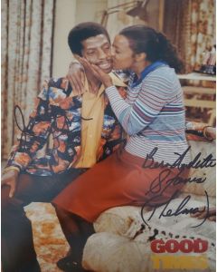 Jimmie Walker & Bern Nadette Stanis GOOD TIMES Original Signed 8x10 Photo