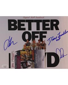 John Cusack, Demian Slade, Diane Franklin Better Off Dead signed 8X10 w/JSA COA