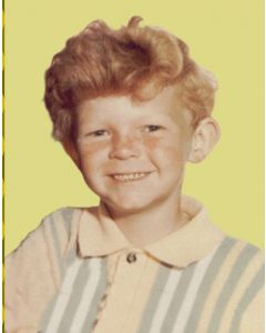 Johnny Whitaker-young closeup stripes