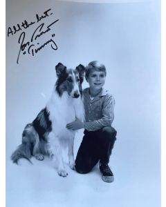 Jon Provost Lassie Original Autographed 8X10 photo #25