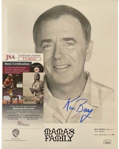 Ken Berry Mamas Family w/JSA COA