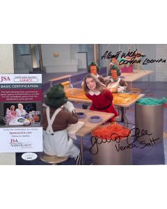 Julie Dawn Cole & Albert Wilkinson WONKA W/ JSA 8X10 #331