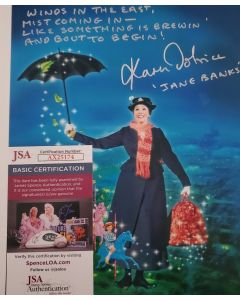 Karen Dotrice MARY POPPINS signed 8x10 W/JSA # G01