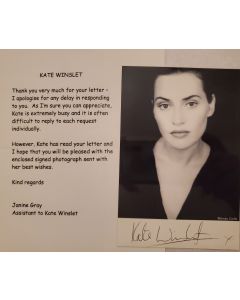 Kate Winslet THE TITANIC, AVATAR Signed 8x10 Photo