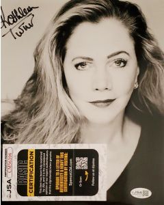 Kathleen Turner ROMANCING THE STONE, JEWEL OF THE NILE signed 8x10 # G01