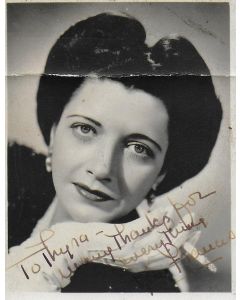 Kay Francis Vintage photo personalized to Thyra (approx. 3X4)