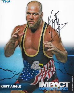 Kurt Angle In Person Autographed 8x10 WWE,TNA