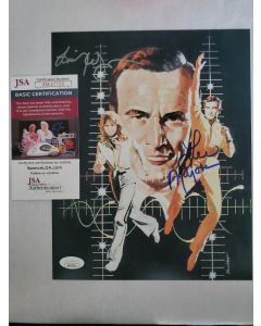 Lee Majors & Lindsay Wagner SIX MILLION DOLLAR MAN Signed 8X10 w/JSA COA