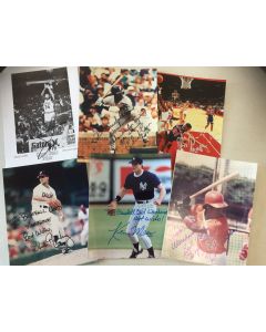 Lot of 11 Original sports photos including Mark Fox,Tito Landrum,Kevin Maas,Chuck Carrand many more