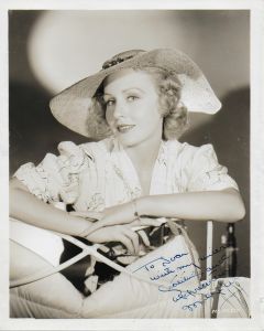 Madge Evans Vintage 8X10 photo (personalized to Joan)