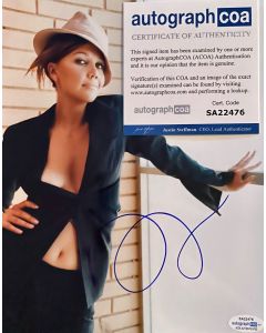 Maggie Gyllenhaal The Dark Knight, White House Down Original signed 8x10 w/ACOA