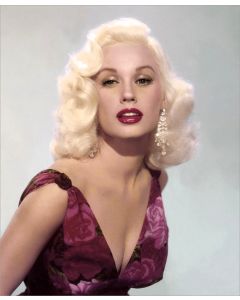 Mamie Van Doren-Purple Flower Top