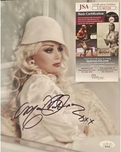 Mamie Van Doren Untamed Youth w/JSA COA