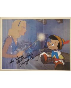 Marge Champion Disney BLUE FAIRY- PINOCCHIO TO: LARRY Signed 8x10 Paper #2