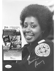 Marion Ramsey RIP Police Academy signed 8x10 w/JSA COA