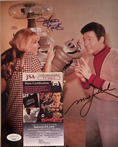 Mark Goddard & Marta Kristen Lost in Space Original Autographed 8X10 Photo w/JSA
