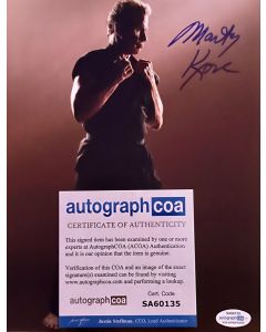 Martin Kove Cobra Kai Original Augtographed 8x10 w/ACOA