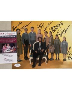 Sound of Music signed 7 kids Charmian Carr, Heather Menzies 8x10 w/JSA COA #10