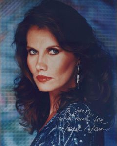 Maud Adams 007 OCTOPUSSY & THE MAN WITH THE GOLDEN GUN To Larry Signed 8x10 #18