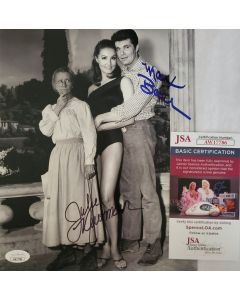 Max Baer & Julie Newmar BEVERLY HILLBILLIES Signed 8x10 Photo