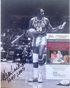 Meadowlark Lemon Harlem Globetrotters 8X10 w/JSA COA **LAST ONE**