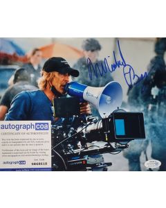 Michael Bay TRANSFORMERS, BAD BOYS signed 8x10 W/COA # G01