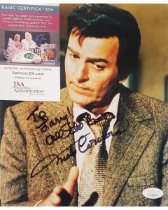 Mike Connors MANNIX, TIGHTROPE signed 8x10 W/JSA "TO LARRY" # G01