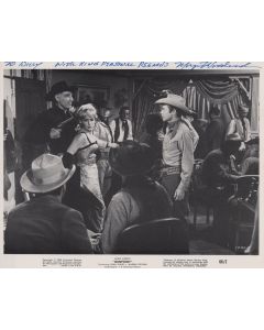 Morgan Woodward GUNPOINT 1965 (TO: BILLY) Signed 8x10 #15