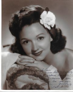 Patsy Perrini (Signature personalized to Lovee) - Vintage Photo