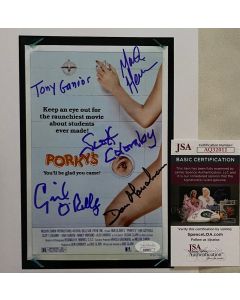 PORKYS CAST W/ JSA 8X10 #308