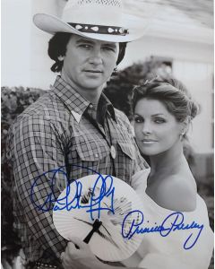  Priscilla Presley & Patrick Duffy DALLAS 8X10 #256
