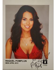 Raquel Pomplun PLAYBOY PLAYMATE APRIL 2012 TO: LARRY 8x10 Signed #19