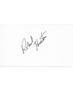 Robert Horton signed album page/card
