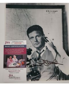 Robert Stack THE UNTOUCHABLES signed 8x10 W/JSA # G01