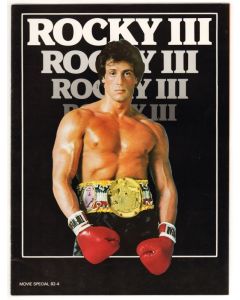 Rocky III 1982 original movie program